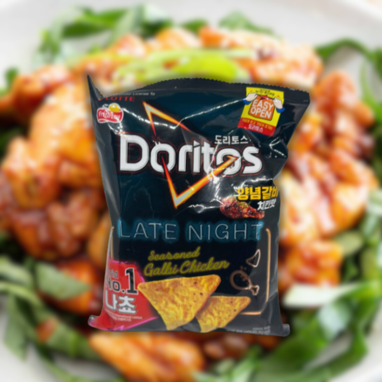 Seasoned Galbi Chicken Doritos