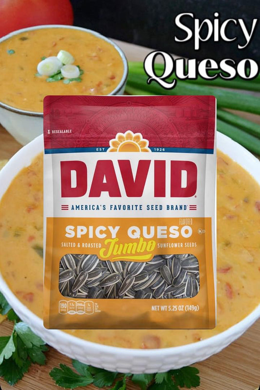 Spicy queso sunflower seeds