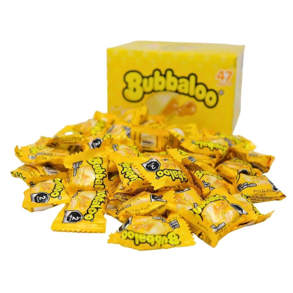 Banana bubbaloo gum