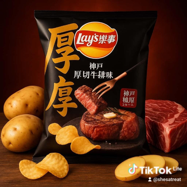 Steak flavored lay's chips